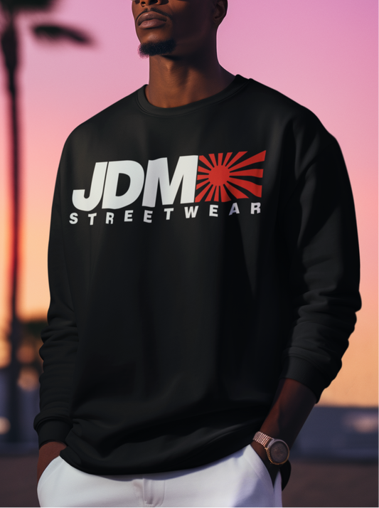 JDM Streetwear OG Crew Jersey - Black