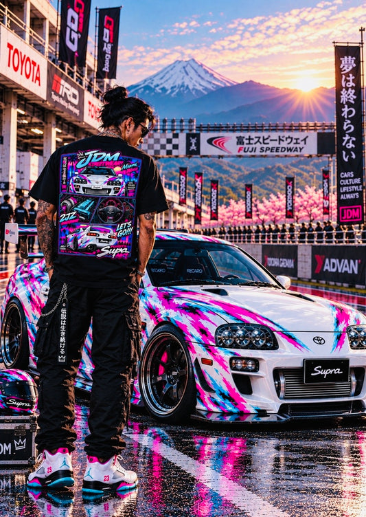Toyota Supra MK4 Tee - Black