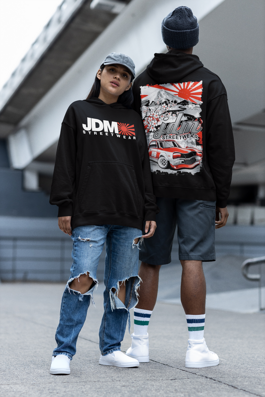 JDM Hakosuka GTR Hoodie - Black