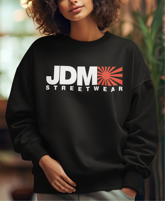 JDM Streetwear OG Crew Jersey - Black