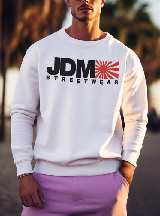 JDM Streetwear OG Crew Jersey - White