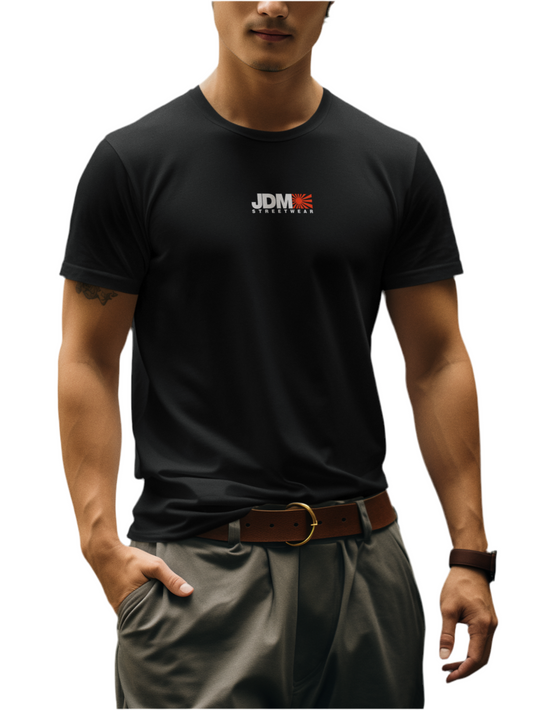 JDM Streetwear Small OG Logo Tee - Black
