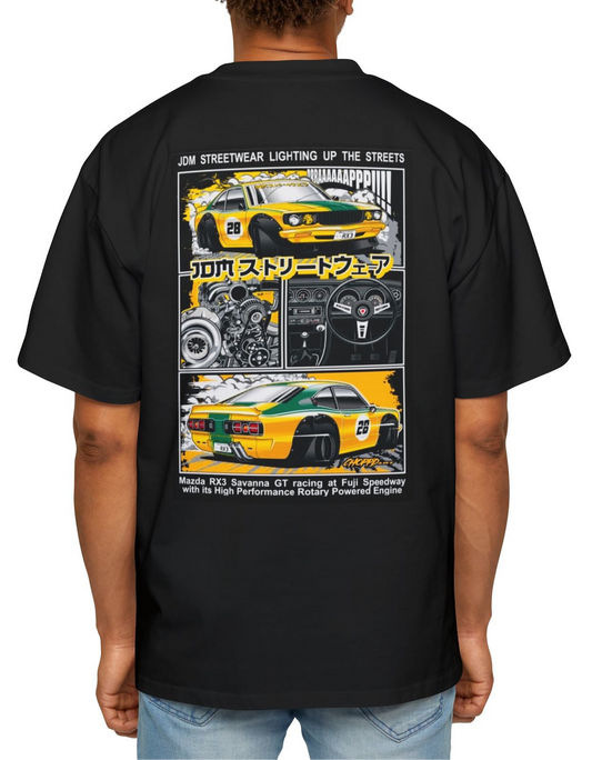 JDM Mazda RX3 Tee - Black