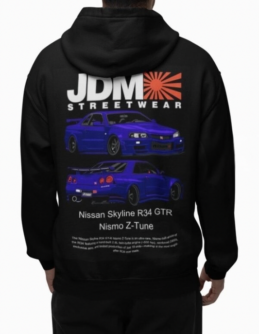 Nissan Skyline R34 GTR Bayside Hoodie