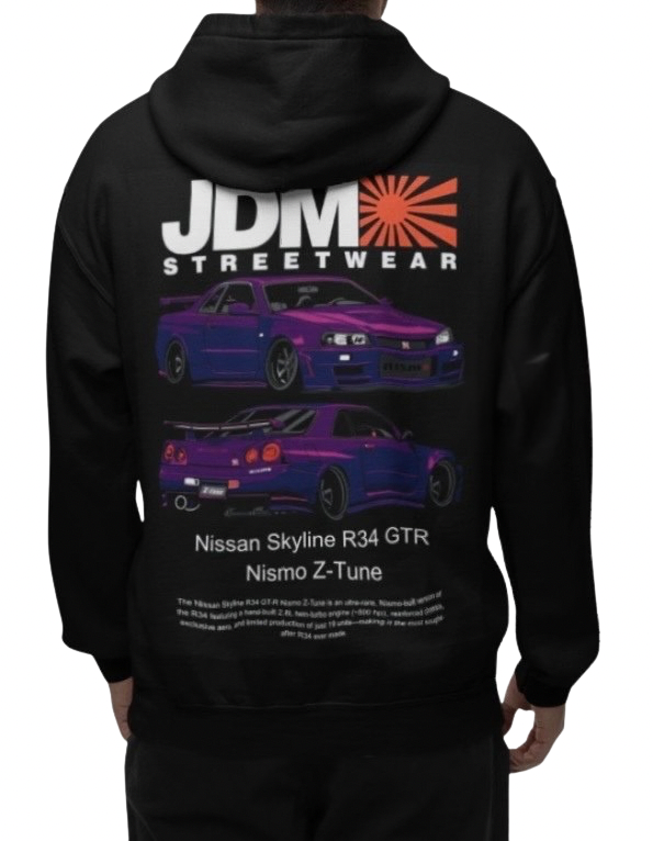 Nissan Skyline R34 GTR Midnight Purple 3 Hoodie